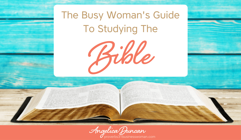Find yourself in a busy season with wiving, mothering, and all things life? The Busy Woman's Guide To Studying The Bible is just what you need! #biblestudy #christianliving #christianlife #christianwoman #chrisitanblogger #faith #bible #biblicaltruth #devotions #dailydevotions #quiettime #quiettimewithgod #scripture #verseoftheday #godsword #angelicaduncan #silkoversteel #sos