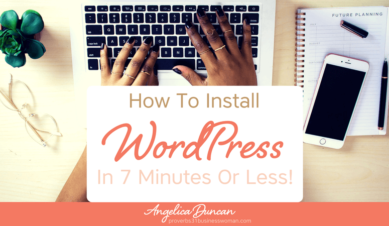 A blog is not a blog without WordPress. You're going to learn how to install WordPress in 7 Minutes OR LESS! Yep...it's that easy! This is part of my series >> The Fail-Proof Beginner's Guide To Starting A Blog. PLUS you can grab my Blogging Terms Cheatsheet printable!